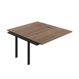 Synergy Bench Extension with Cut Out: 2 Person  : 1400 | 800 | Dark Walnut/Black