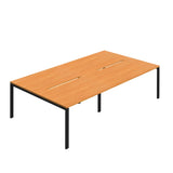 Synergy 4P Bench Desk|1400X800mm|GoalPost|Beech/Black