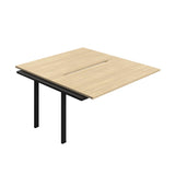 Synergy Bench Extension with Cut Out: 2 Person  : 1400 | 800 | Nova Oak/Black