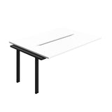 Synergy Bench Extension with Cut Out: 2 Person  : 1600 | 600 | White/Black