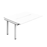 Synergy Bench Extension with Cut Out: 2 Person  : 1600 | 600 | White/White