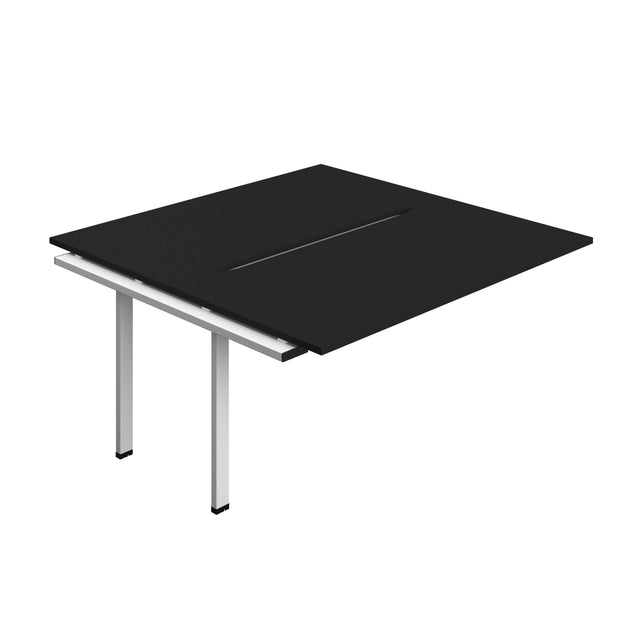 Synergy Bench Extension with Cut Out: 2 Person  : 1600 | 800 | Black/White