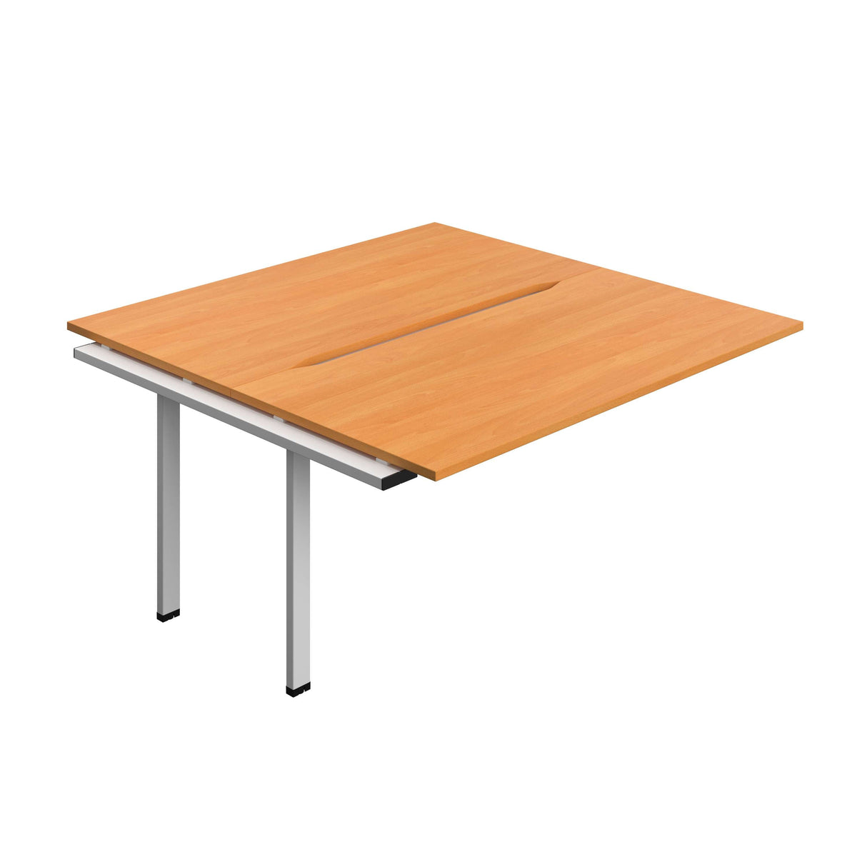 Synergy Bench Extension with Cut Out: 2 Person  : 1600 | 800 | Unlimited/Silver