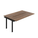 Synergy Bench Extension with Cut Out: 2 Person  : 1800 | 600 | Dark Walnut/Black