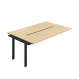 Synergy Bench Extension with Cut Out: 2 Person  : 1800 | 700 | Nova Oak/Black