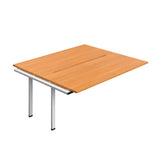 Synergy Bench Extension with Cut Out: 2 Person  : 1800 | 800 | Beech/White