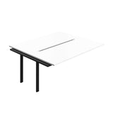 Synergy Bench Extension with Cut Out: 2 Person  : 1800 | 800 | White/Black