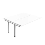 Synergy Bench Extension with Cut Out: 2 Person  : 1800 | 800 | White/White
