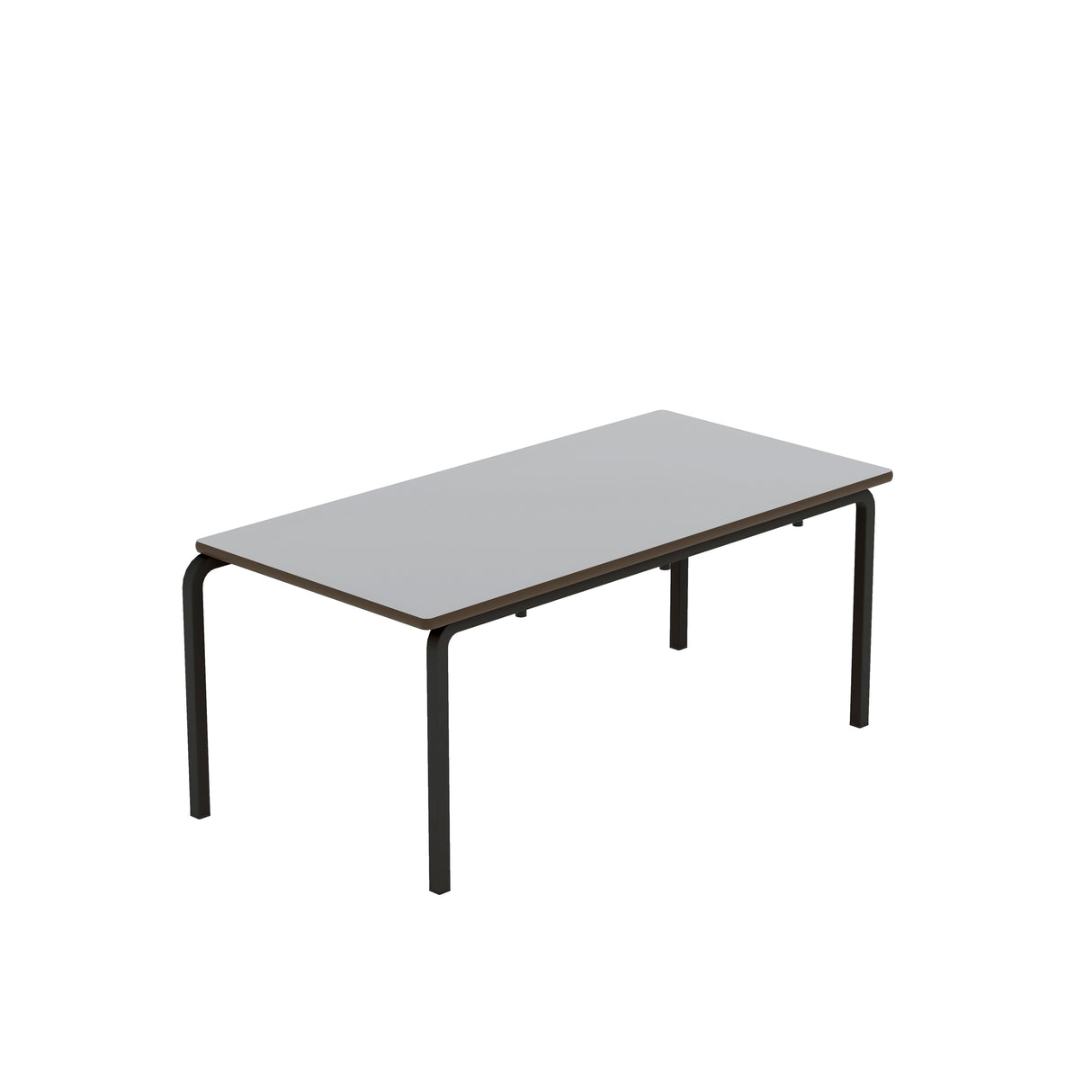 Titan Crush Bent Frame Table | 1200X600X640 | White/Grey