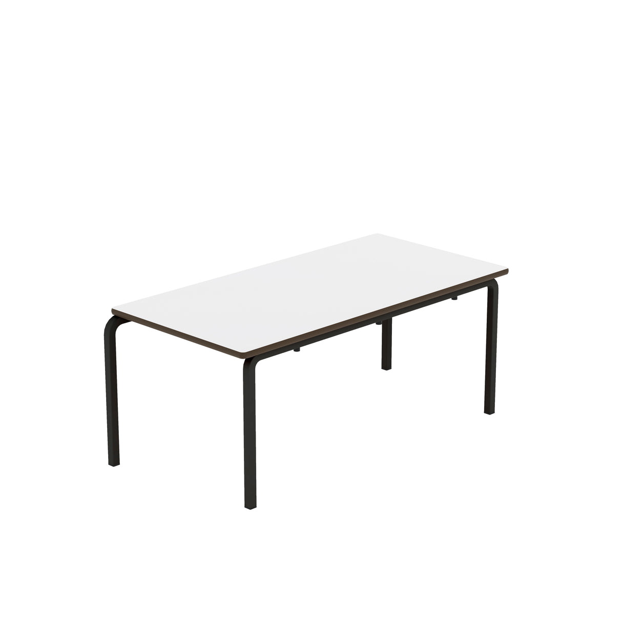 Titan Crush Bent Frame Table | 1200X600X640 | White/Grey