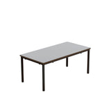 Titan Welded Frame Table | 1100X550X460 | White/Black