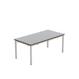 Titan Welded Frame Table | 1100X550X460 | White/Black