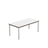 Titan Welded Frame Table | 1100X550X460 | White/Black
