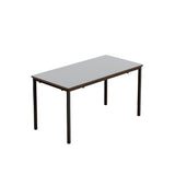 Titan Welded Frame Table | 1100X550X460 | White/Black