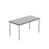 Titan Welded Frame Table | 1100X550X460 | White/Black
