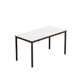 Titan Welded Frame Table | 1100X550X460 | White/Black