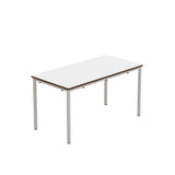 Titan Welded Frame Table | 1100X550X460 | White/Black