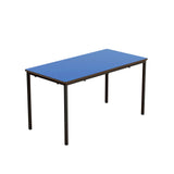 Titan Welded Frame Table | 1100X550X460 | White/Black