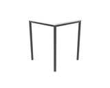 Titan Welded Frame Table | 1100X550X460 | White/Black