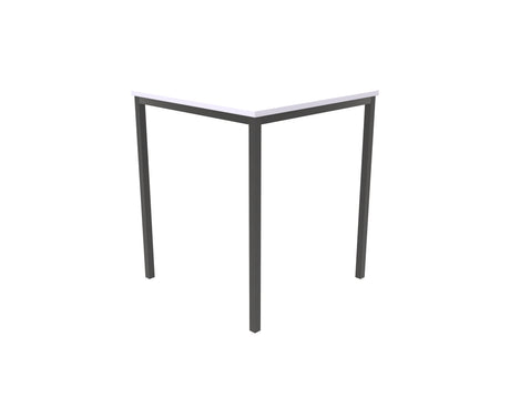 Titan Welded Frame Table | 1100X550X460 | White/Black