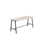 Titan High Maker Rectangular Table | 1500 X 1000 | Black/Sorano Oak