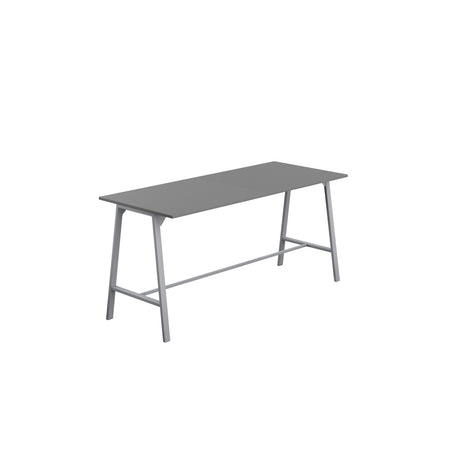 Titan High Maker Rectangular Table | 1500 X 1000 | Black/Sorano Oak
