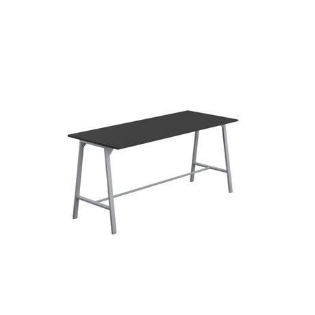 Titan High Maker Rectangular Table | 1500 X 1000 | Black/Sorano Oak