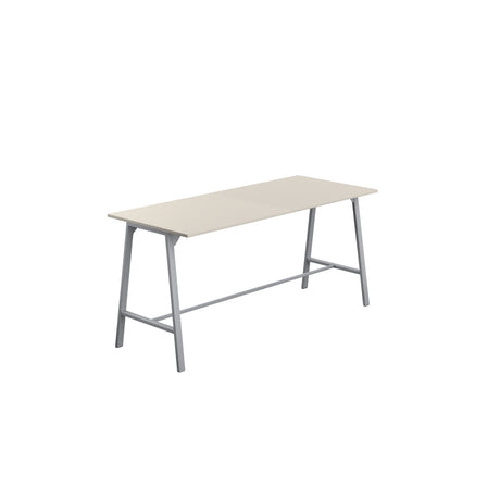 Titan High Maker Rectangular Table | 1500 X 1000 | Black/Sorano Oak