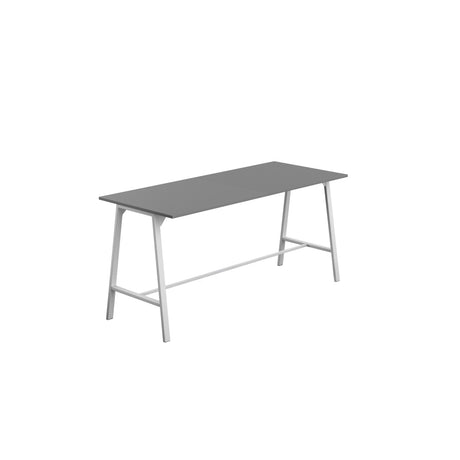 Titan High Maker Rectangular Table | 1500 X 1000 | Black/Sorano Oak