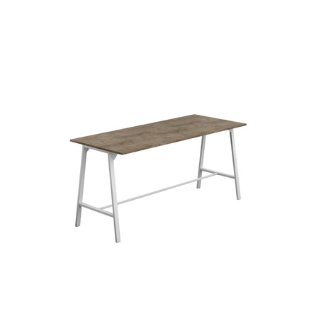 Titan High Maker Rectangular Table | 1500 X 1000 | Black/Sorano Oak