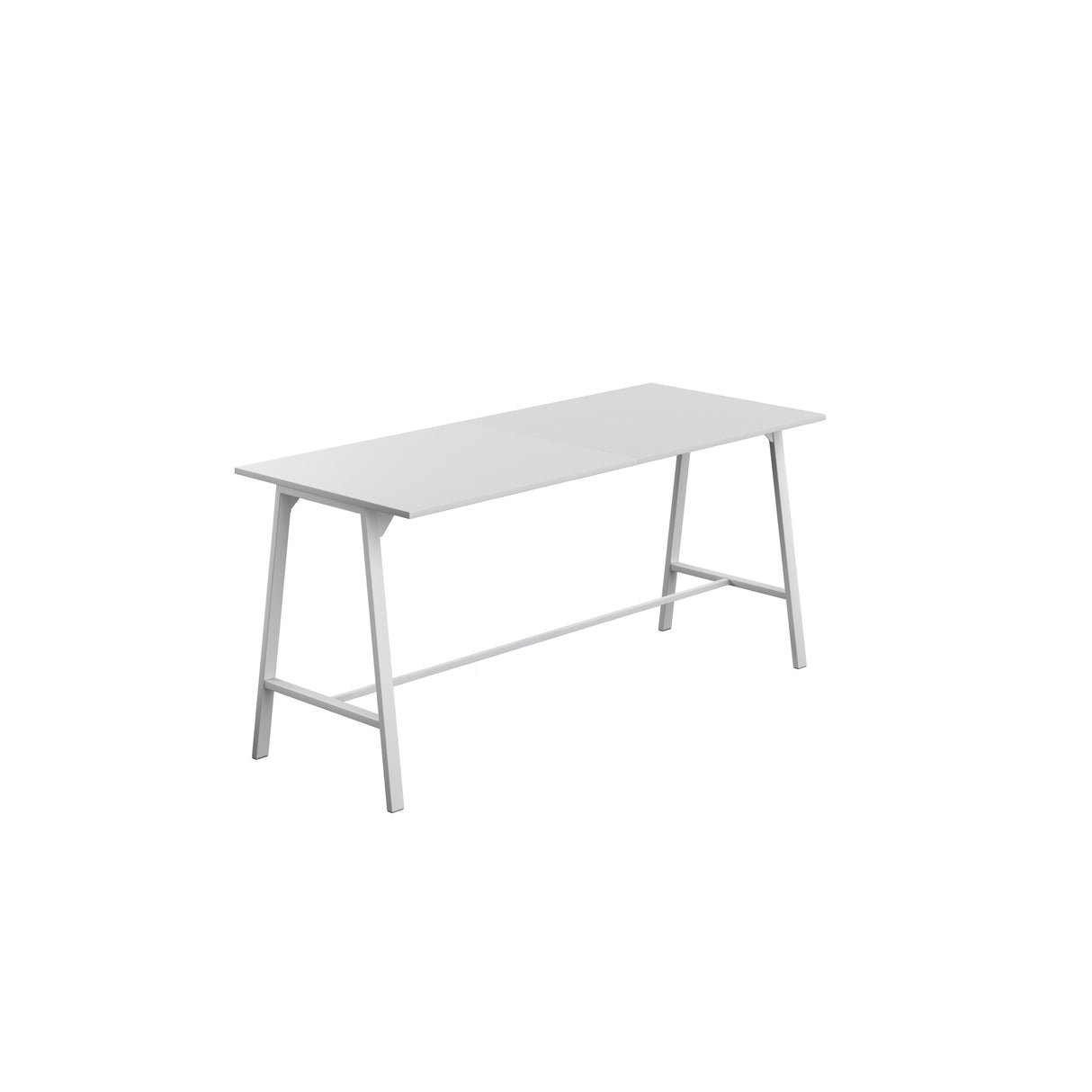 Titan High Maker Rectangular Table | 1500 X 1000 | Black/Sorano Oak
