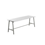 Titan High Maker Rectangular Table | 1500 X 1000 | Black/Sorano Oak