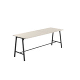 Titan High Maker Rectangular Table | 1500 X 1000 | Black/Sorano Oak
