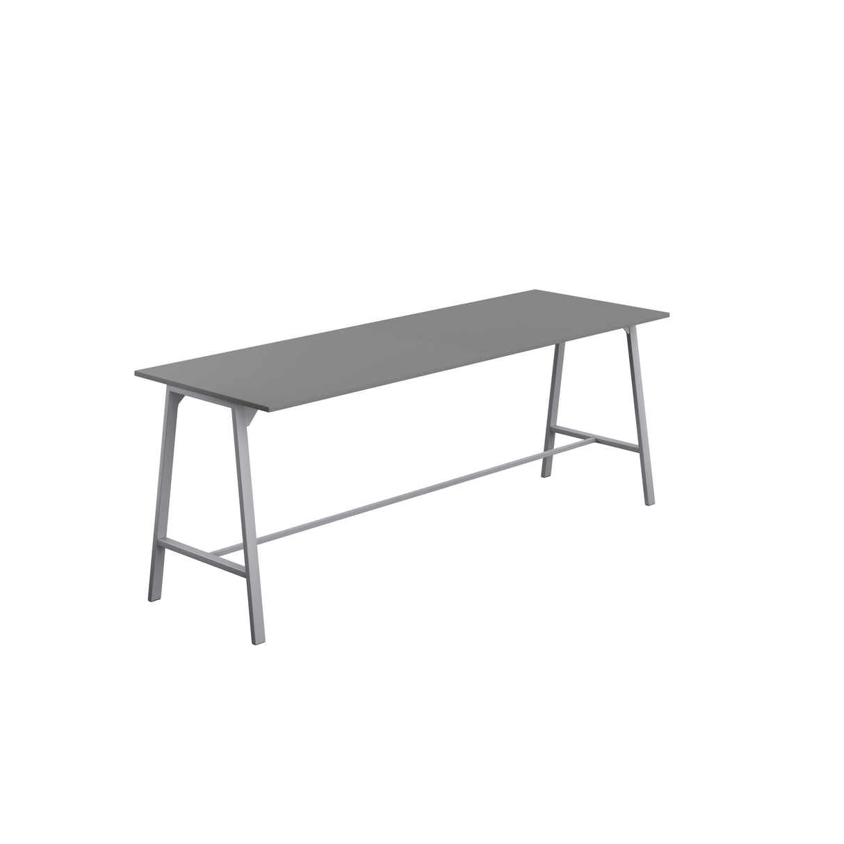 Titan High Maker Rectangular Table | 1500 X 1000 | Black/Sorano Oak