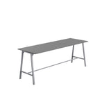 Titan High Maker Rectangular Table | 1500 X 1000 | Black/Sorano Oak