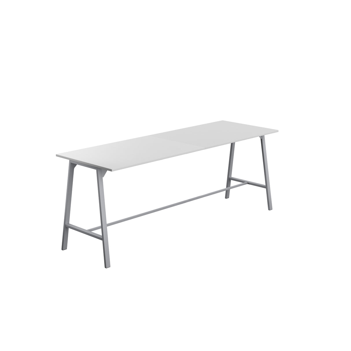 Titan High Maker Rectangular Table | 1500 X 1000 | Black/Sorano Oak