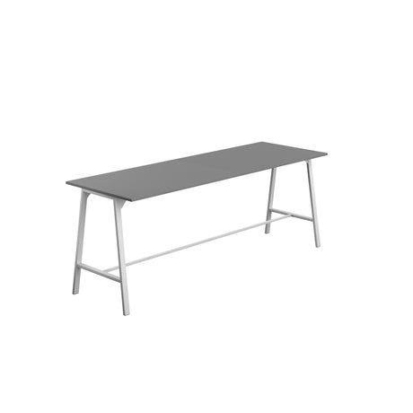 Titan High Maker Rectangular Table | 1500 X 1000 | Black/Sorano Oak