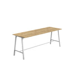 Titan High Maker Rectangular Table | 1500 X 1000 | Black/Sorano Oak