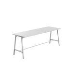 Titan High Maker Rectangular Table | 1500 X 1000 | Black/Sorano Oak