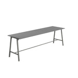 Titan High Maker Rectangular Table | 1500 X 1000 | Black/Sorano Oak