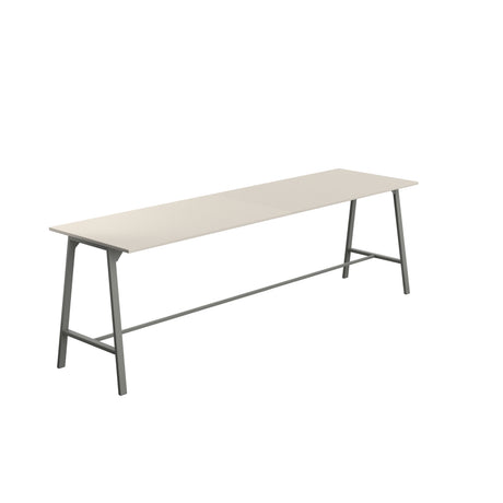 Titan High Maker Rectangular Table | 1500 X 1000 | Black/Sorano Oak