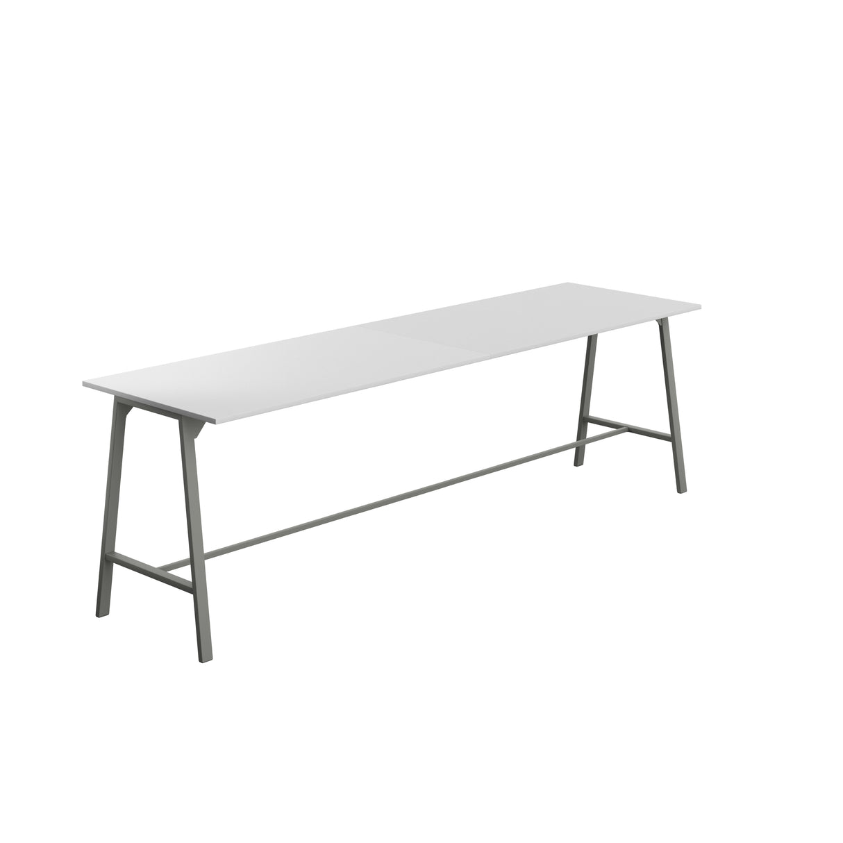Titan High Maker Rectangular Table | 1500 X 1000 | Black/Sorano Oak