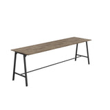 Titan High Maker Rectangular Table | 1500 X 1000 | Black/Sorano Oak