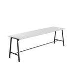 Titan High Maker Rectangular Table | 1500 X 1000 | Black/Sorano Oak
