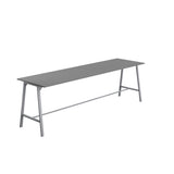 Titan High Maker Rectangular Table | 1500 X 1000 | Black/Sorano Oak