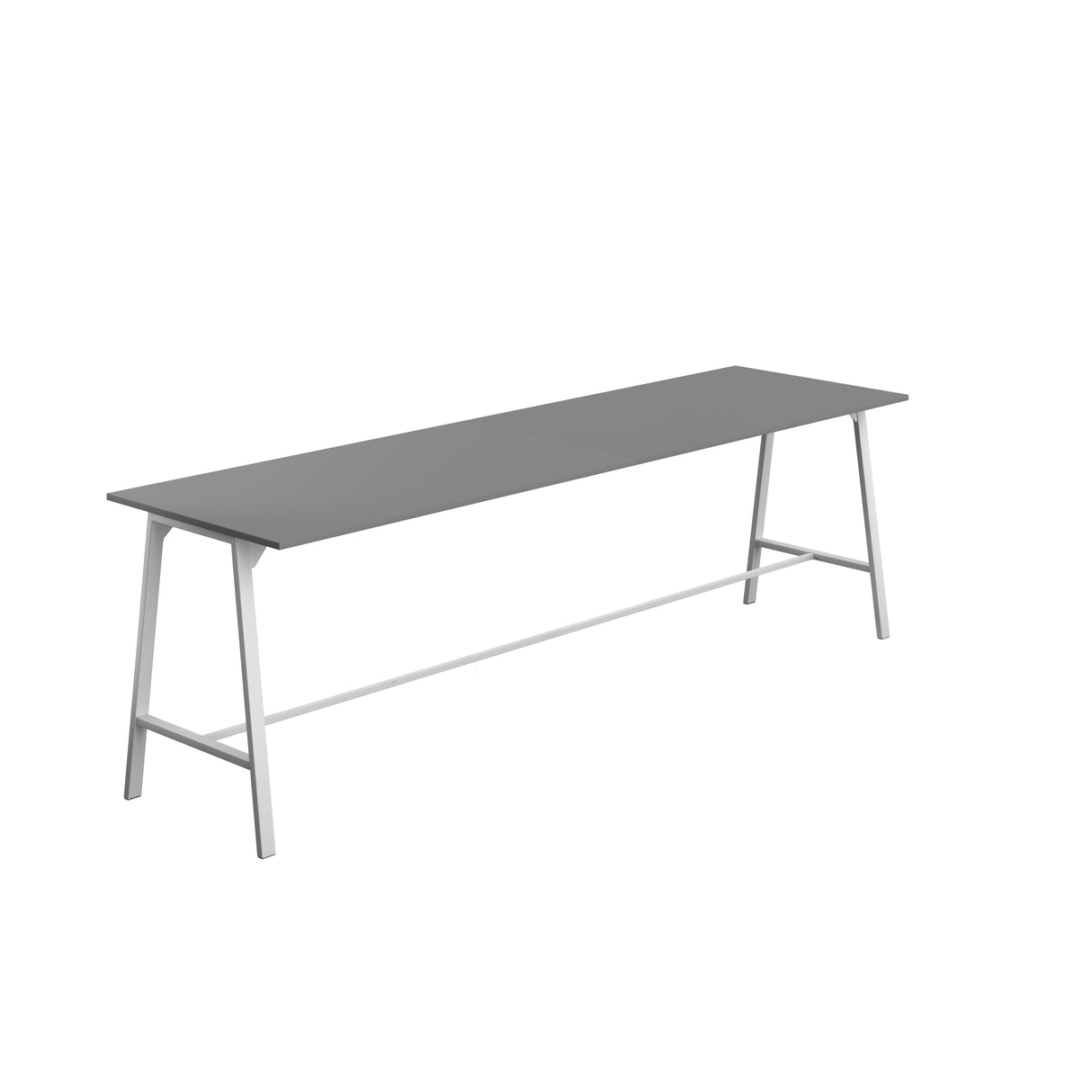 Titan High Maker Rectangular Table | 1500 X 1000 | Black/Sorano Oak