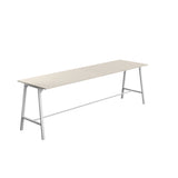 Titan High Maker Rectangular Table | 1500 X 1000 | Black/Sorano Oak