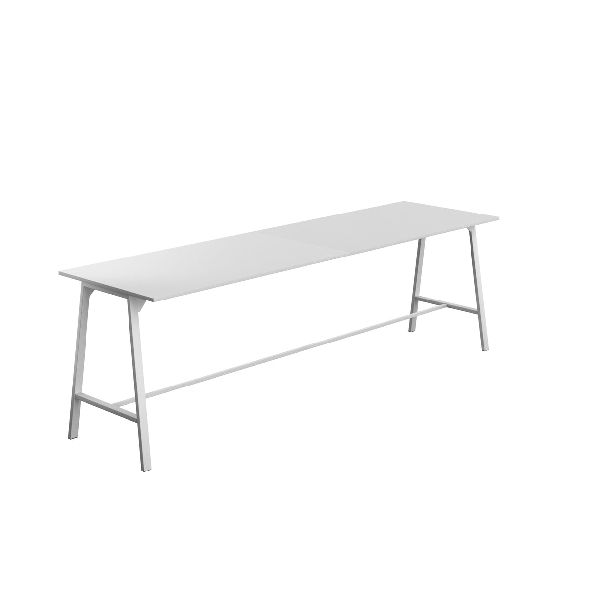 Titan High Maker Rectangular Table | 1500 X 1000 | Black/Sorano Oak