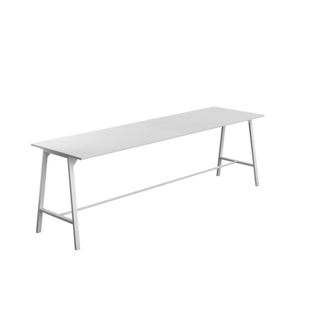 Titan High Maker Rectangular Table | 1500 X 1000 | Black/Sorano Oak