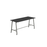 Titan Mobile High Maker Rectangular Table | 1200 X 1000 | White/Sorano Oak
